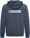 Mobili - KOI2052 chandail à capuchon en molleton à glissière triblend element - SE. S6373 (AVG) + SE. S16374 (DOS)
