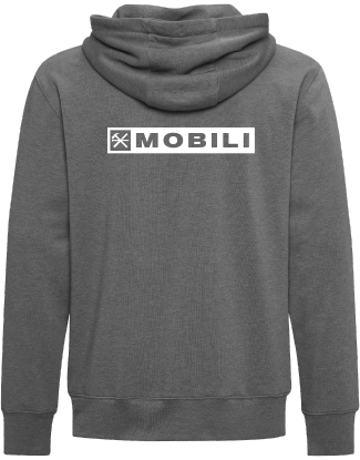 Mobili - KOI2052 chandail à capuchon en molleton à glissière triblend element - SE. S6373 (AVG) + SE. S16374 (DOS)
