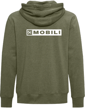 Mobili - KOI2052 chandail à capuchon en molleton à glissière triblend element - SE. S6373 (AVG) + SE. S16374 (DOS)